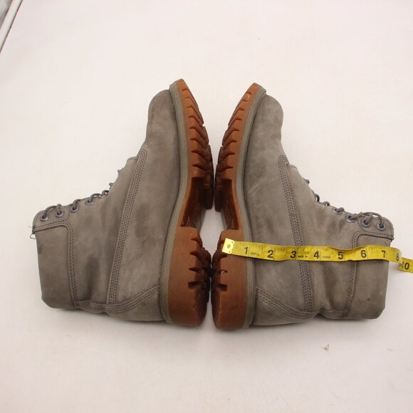 Timberland 6 Inch Premium Boots Men’s Size 8.5 M Gray Nubuck Leather Boots main image 8